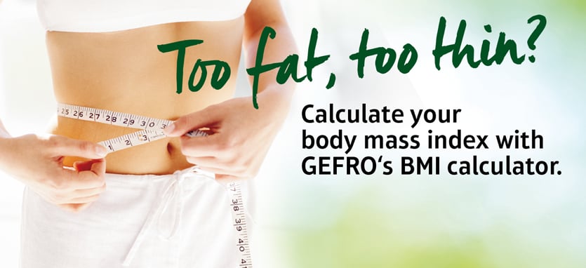 GEFRO Ernährungsberatung: BMI-Rechner