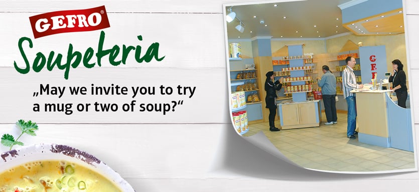 Suppenteria: Der GEFRO Laden für Suppen, Soßen und Wüzen