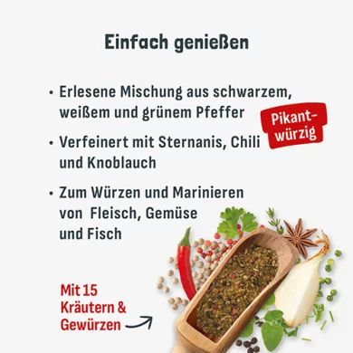 Spice Blend "Pepper Mix with Garlic & Herbs"