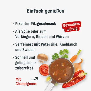 Dark Gravy with Mushrooms 