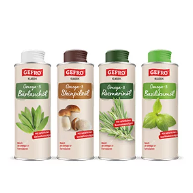 Aroma Oil set in 4 flavours